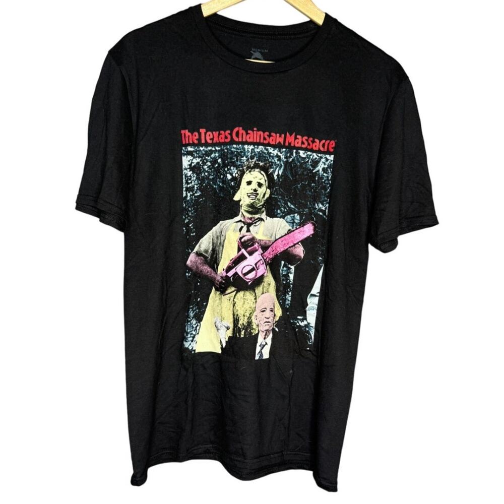 Texas Chainsaw Massacre TCM Recolor Fitted Jersey tee Size: Medium